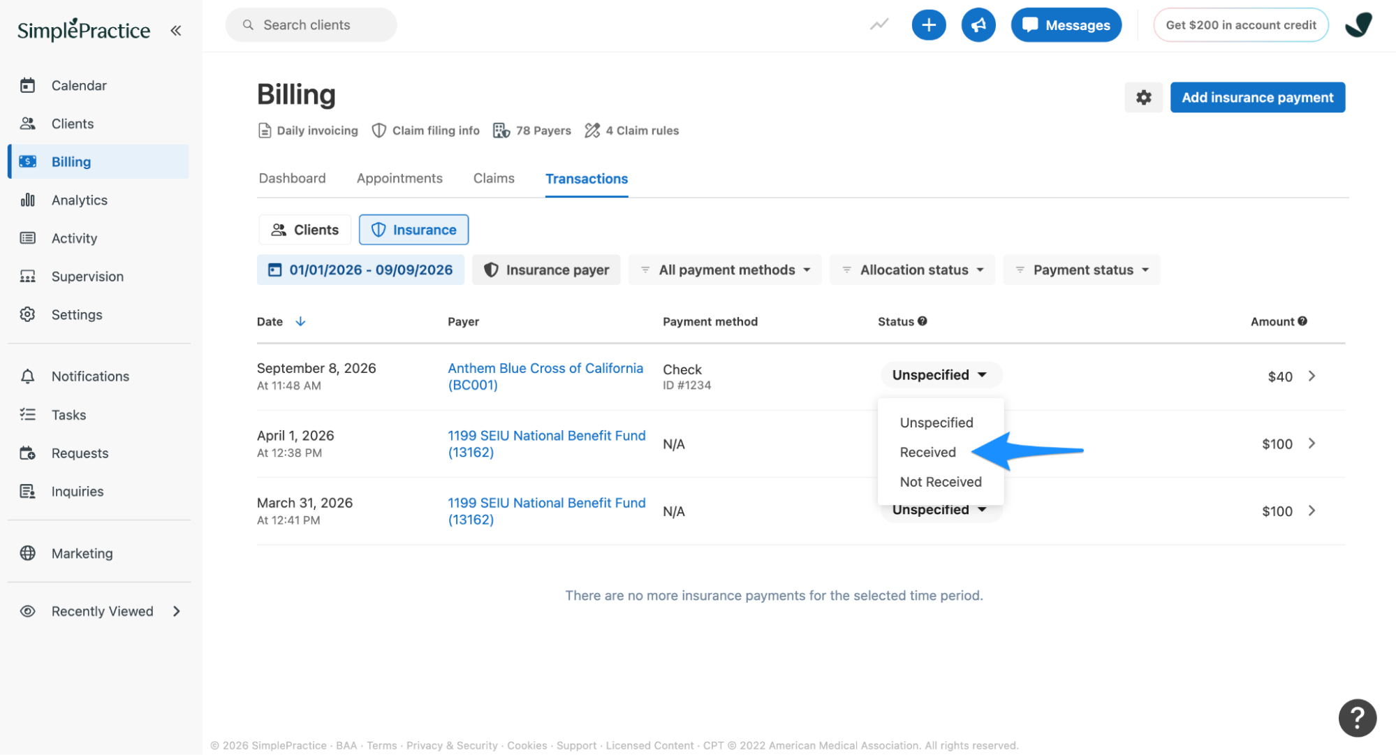 statusdropdown.simplepractice.insurance.png