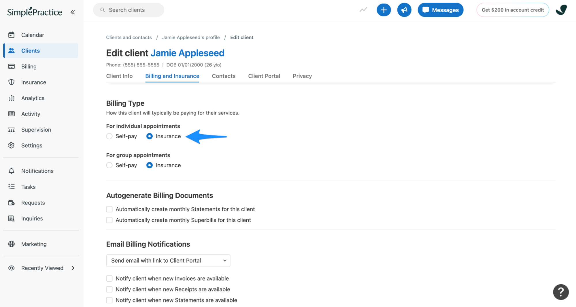 billingtype.simplepractice.insurance.png