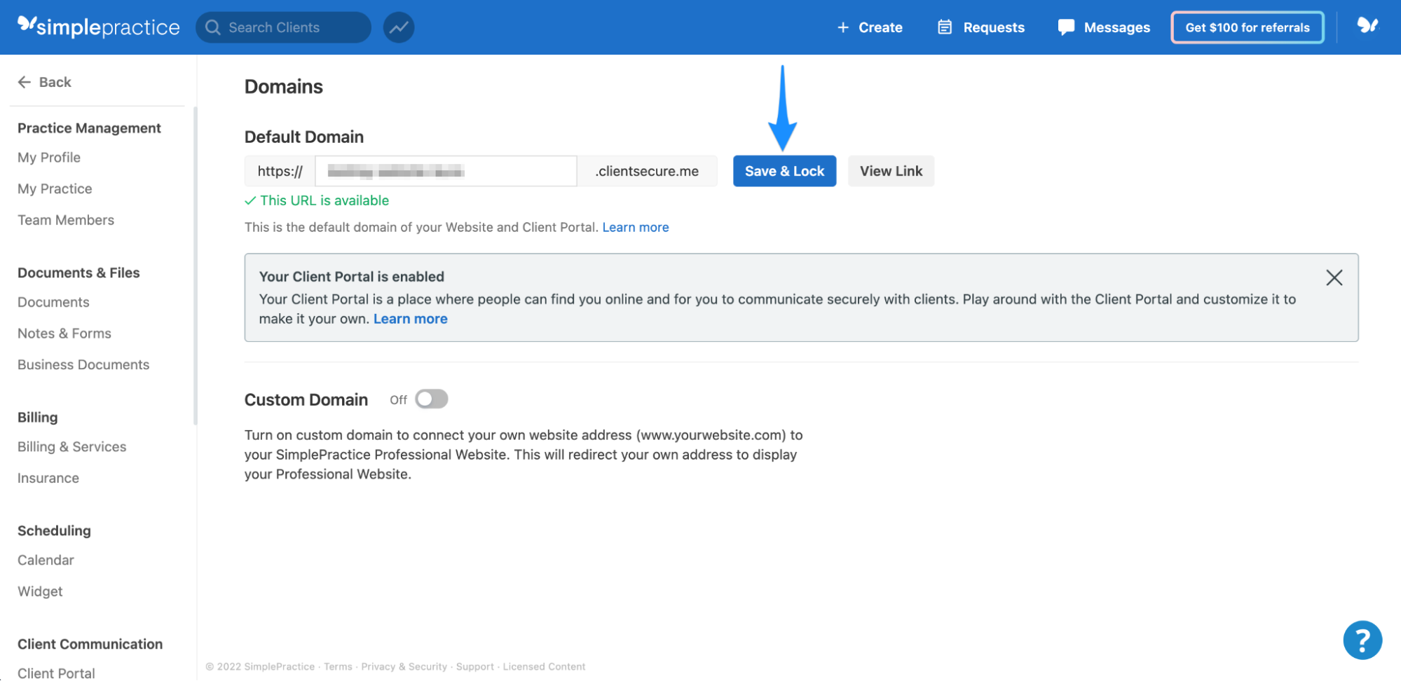 saveandlock.simplepractice.clientportal.png