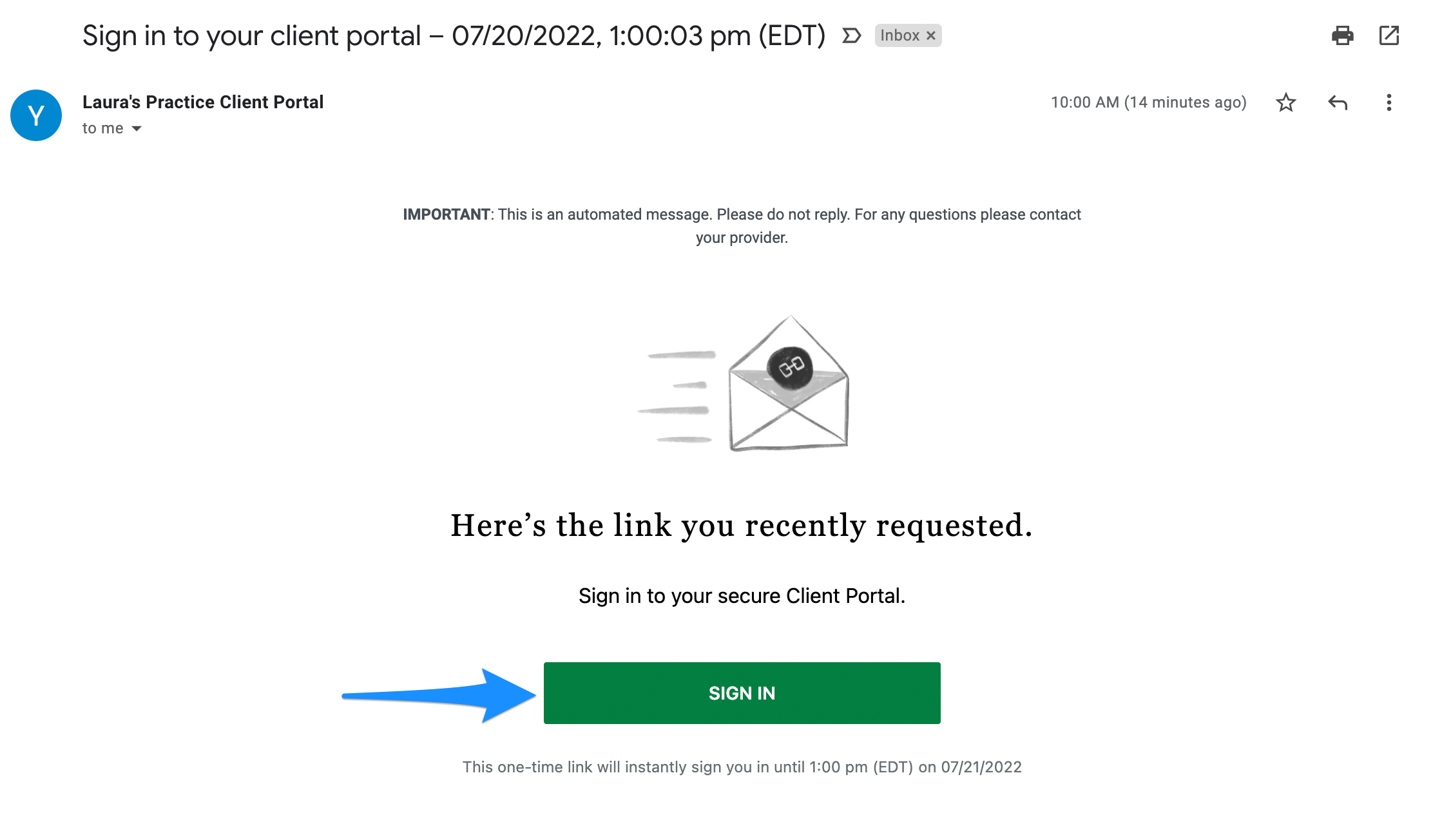 Assisting clients with signing in to the Client Portal – SimplePractice ...
